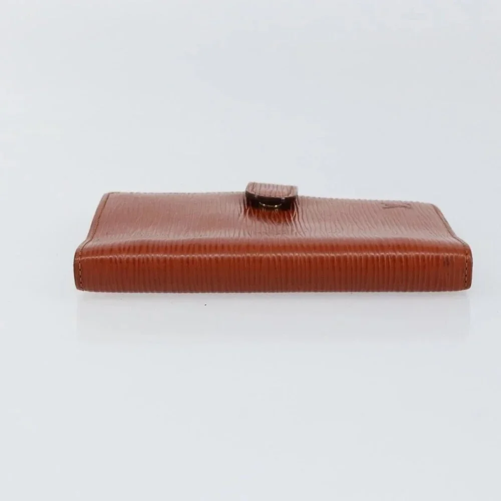 LOUIS VUITTON Epi Agenda PM Day Planner Cover Brown